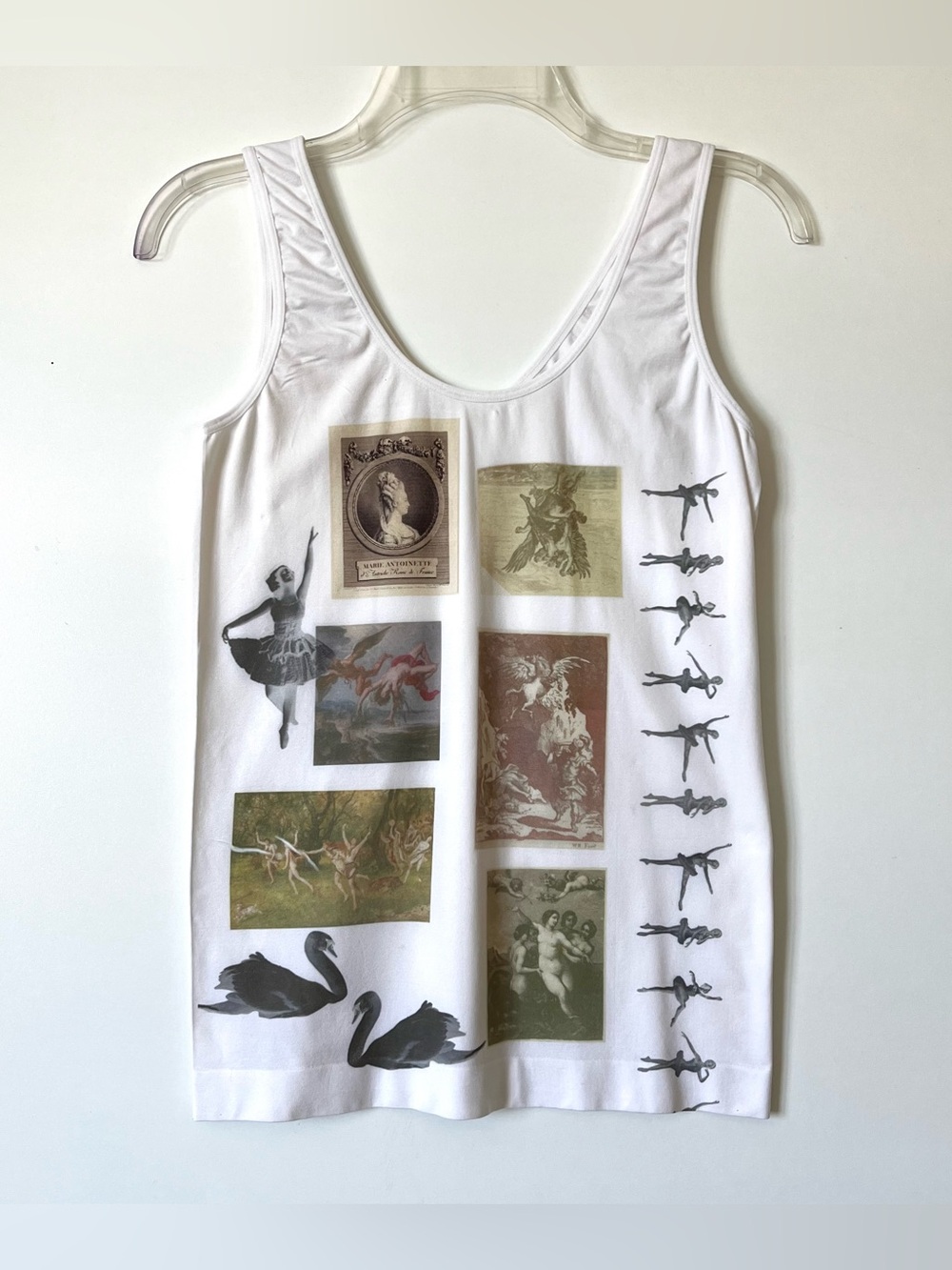 ☆○o｡..:*･”†ε(○´∀｀)з

Custom Printed Fine Art White Tank Top